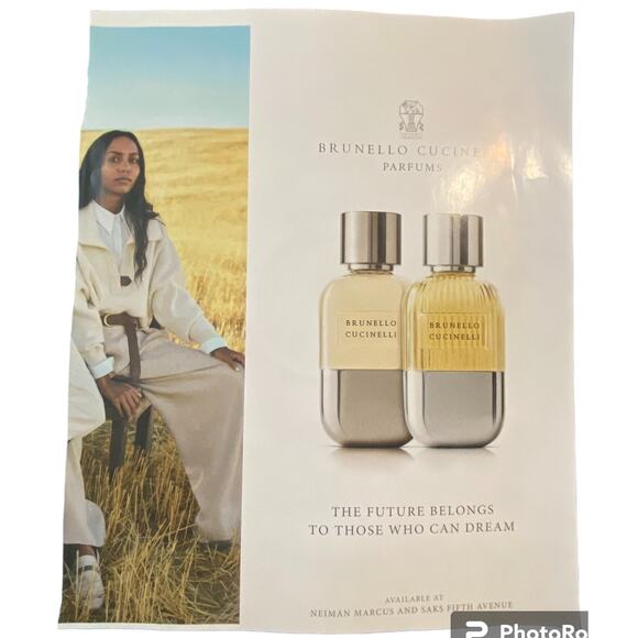 Brunello Cucinelli and Swatch Omega Print Ad Campaign Spring 2024 8x10 Original - Picture 1 of 6